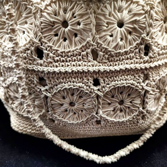 Handmade Crochet Tote Boho Bag - Picture 7 of 12